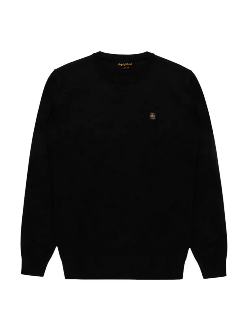 REFRIGIWEAR Maglione Uomo BENNET PULLOVER BLACK - M26908 MA0015 G06000