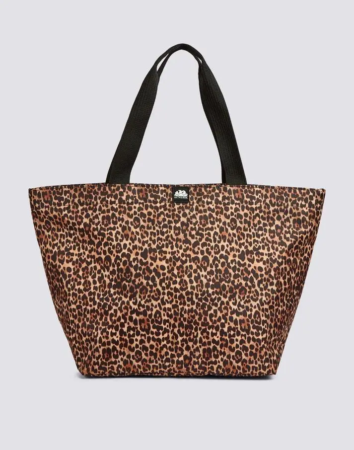 Regular tote bag leopardata