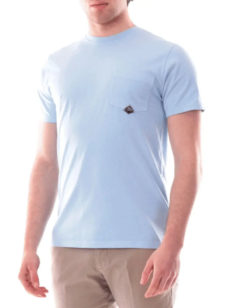Roy Rogers T-Shirt Pocket Celeste