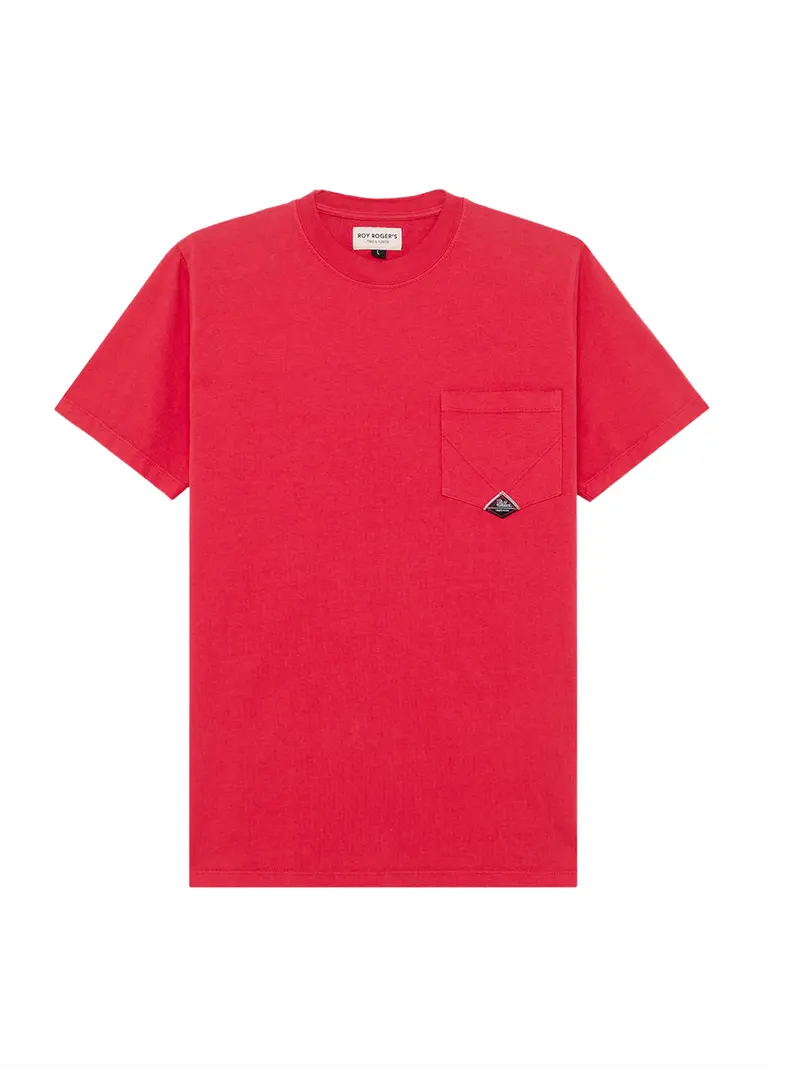 Roy Rogers T-Shirt Pocket Rosso