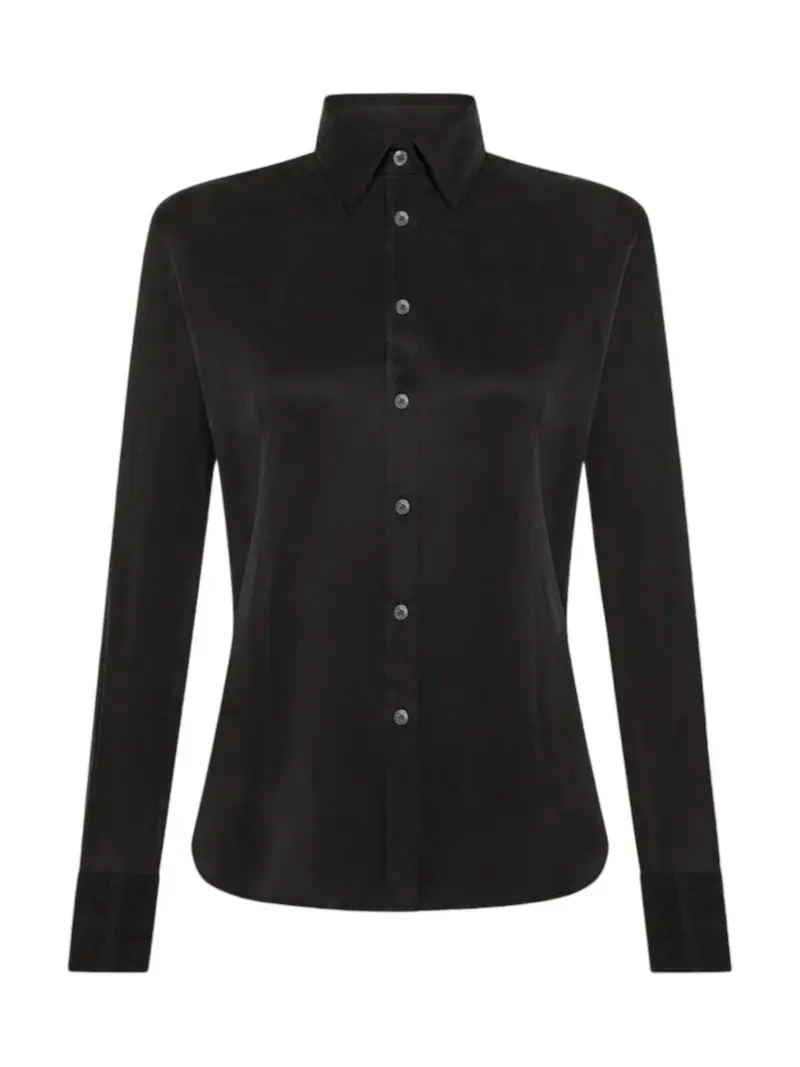 RRD Camicia Donna CUPRO WOM SHIRT W24808 10 Nero