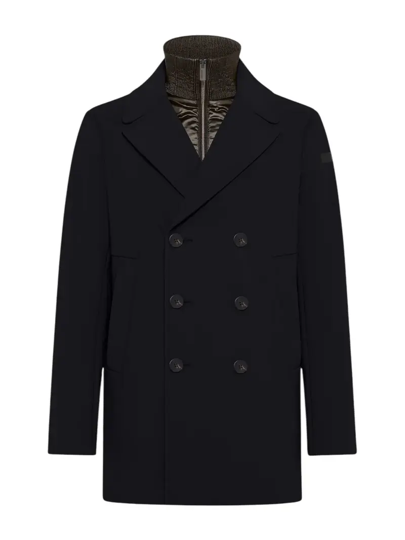 RRD Cappotto Uomo surflex winter thermo peacot jkt W25046 10 10 BLACK