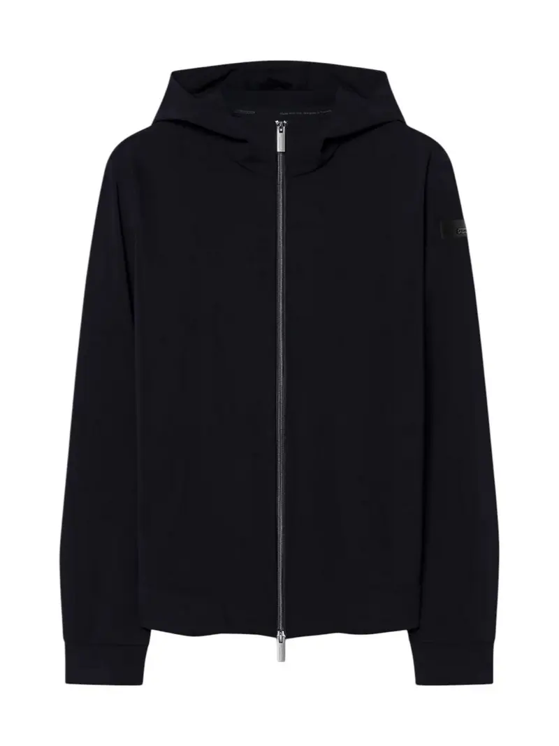 RRD Cardigan Uomo surflex winter light hood zip fleece BLUE BLACK - W26170 60