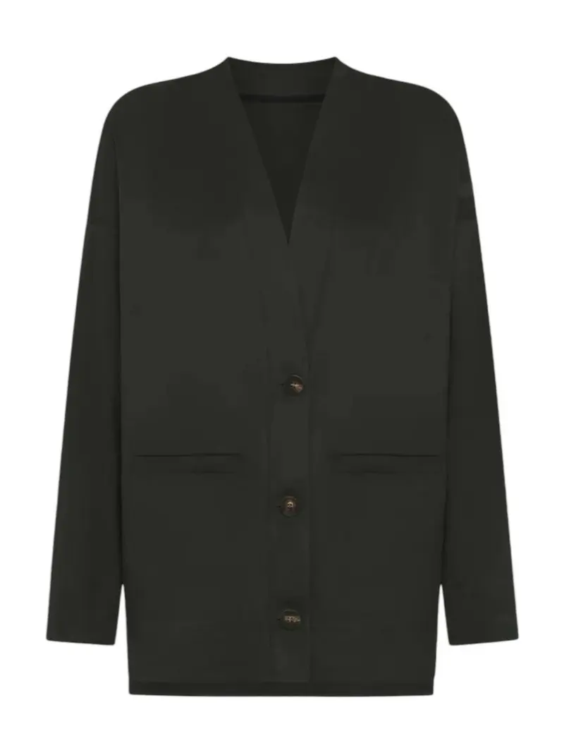 RRD Felpa Donna NABUCCO CARDIGAN WOM FLEECE W24678 10 Nero
