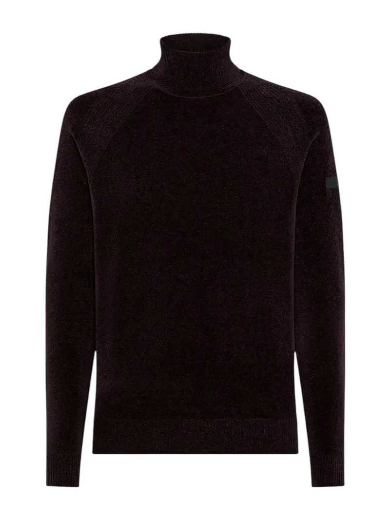 RRD Maglione dolcevita Uomo VELVET TURTLENECK KNIT W25133 73 73 BORDEAUX