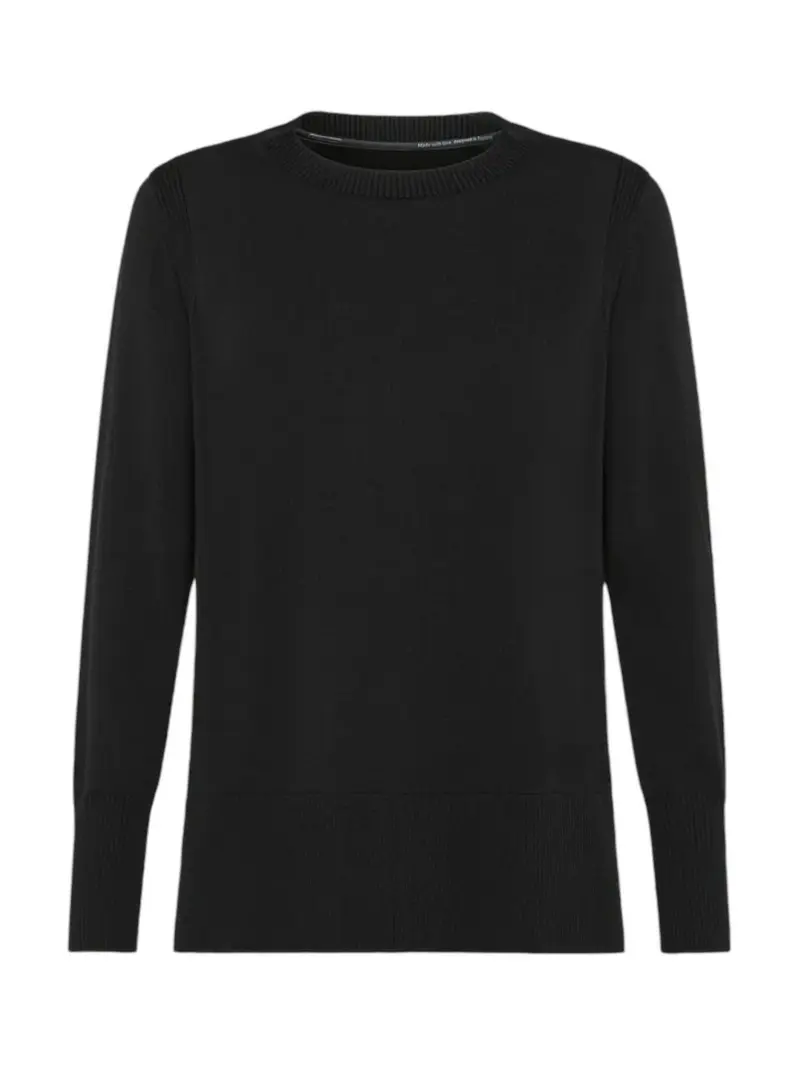 RRD Maglione Donna MAXELL COTTON ROUND WOM KNIT W24625 10 Nero
