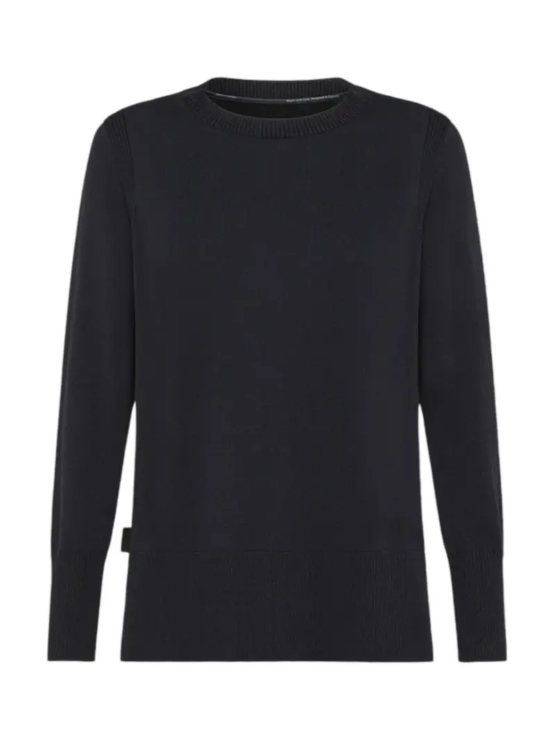 RRD Maglione Donna MAXELL COTTON ROUND WOM KNIT W24625 60 Blu