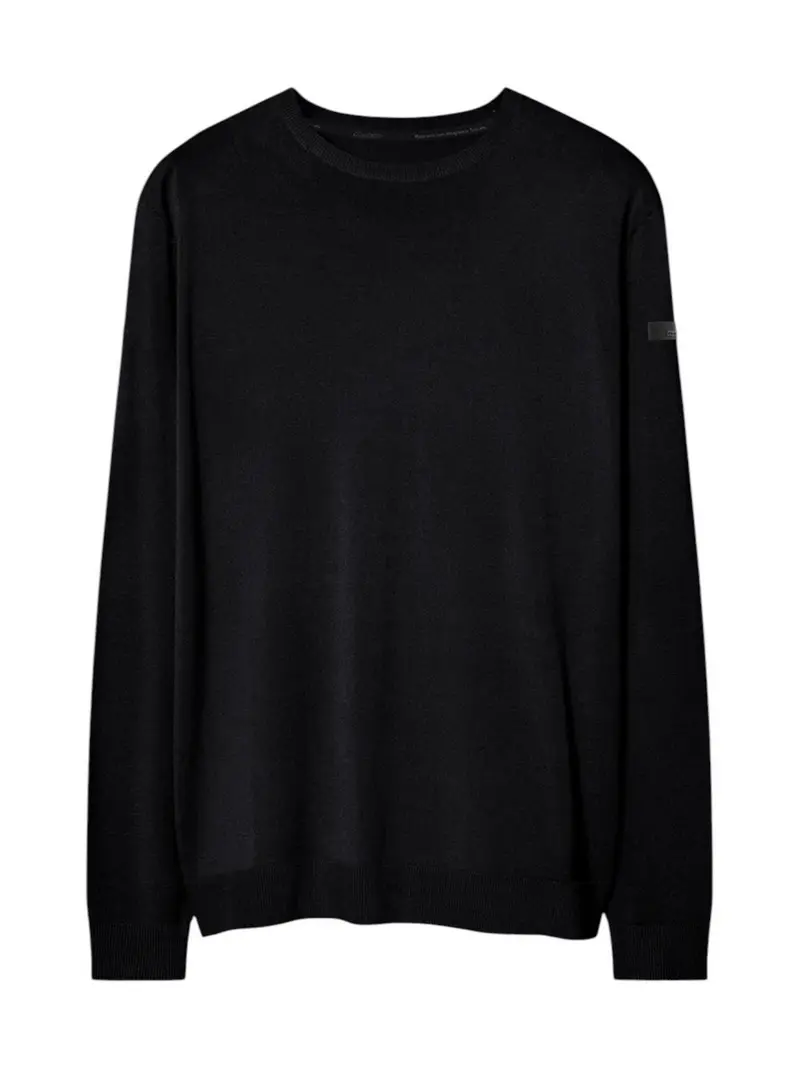 RRD Maglione Uomo maxell   round knit BLACK - W26158 10