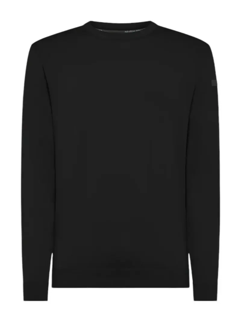 RRD Maglione Uomo MAXELL ROUND KNIT W24158 10 Nero