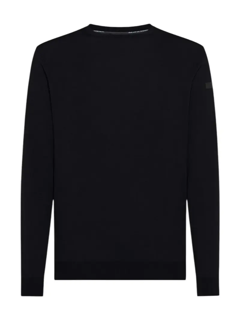 RRD Maglione Uomo MAXELL ROUND KNIT W25158 10 10 BLACK