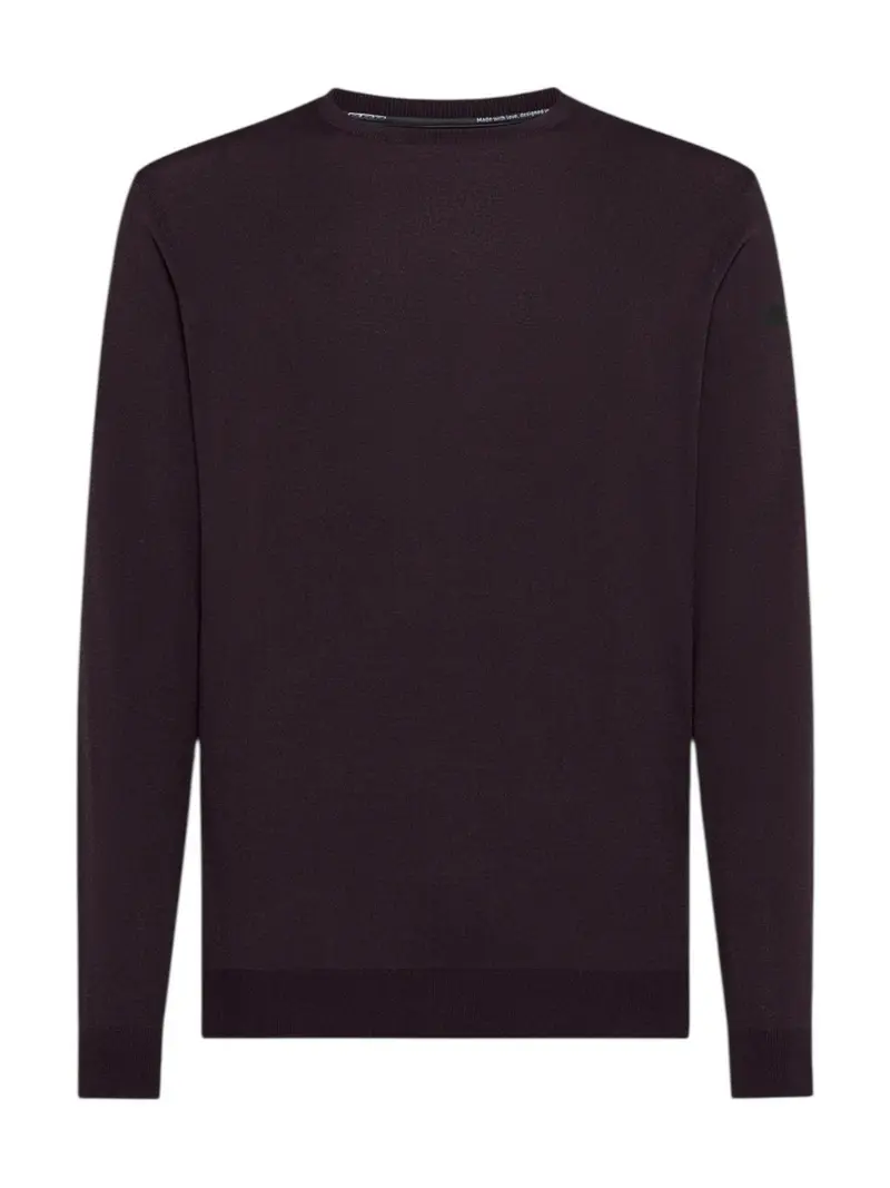 RRD Maglione Uomo MAXELL ROUND KNIT W25158 73 73 BORDEAUX