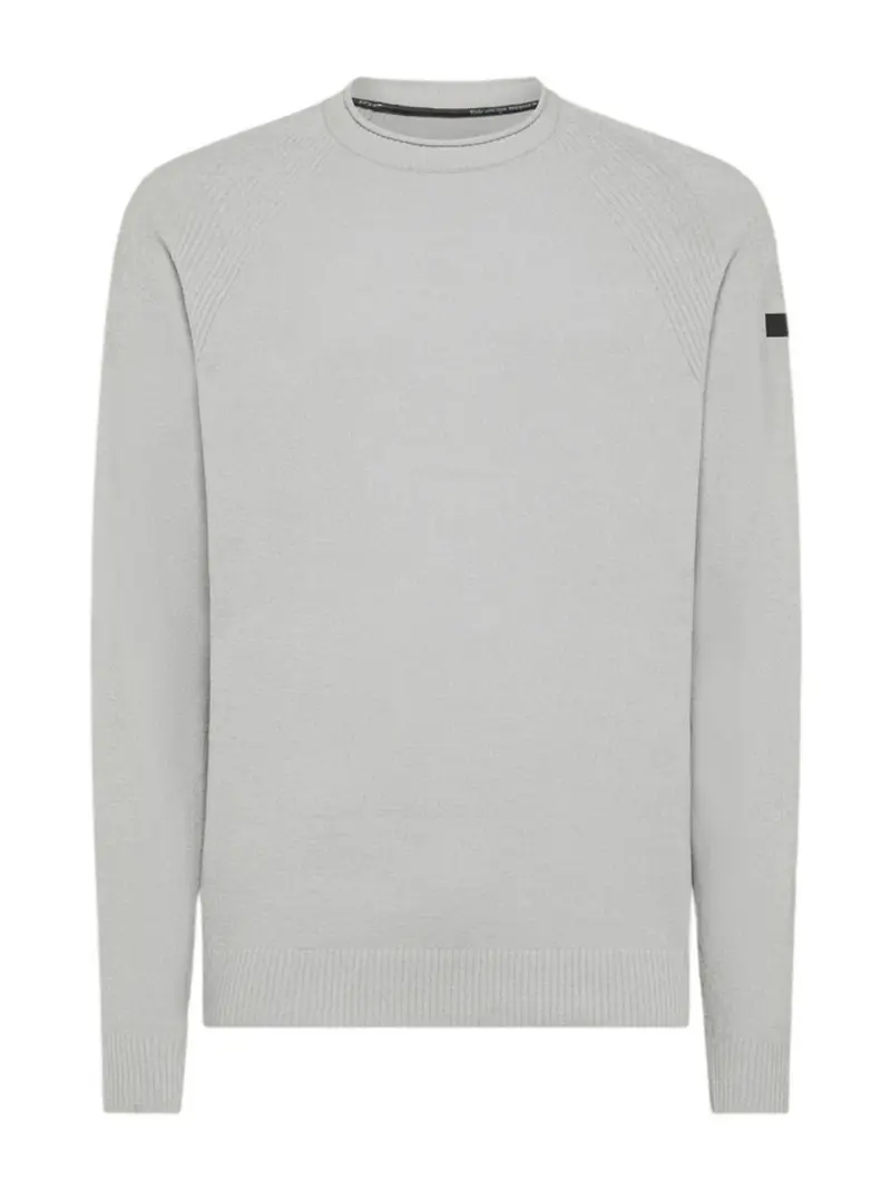 RRD Maglione Uomo VELVET ROUND KNIT W24132 08 Bianco