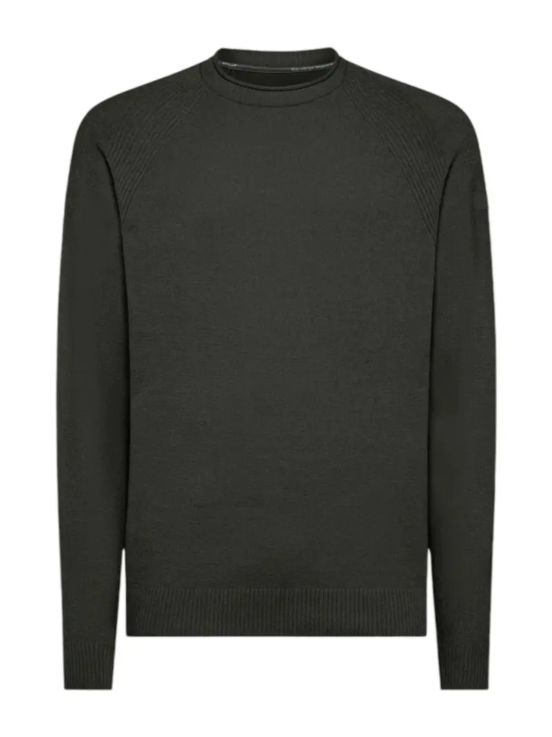 RRD Maglione Uomo VELVET ROUND KNIT W24132 20 Verde