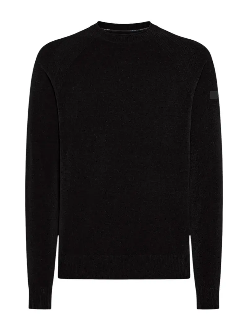 RRD Maglione Uomo VELVET ROUND KNIT W25132 10 10 BLACK