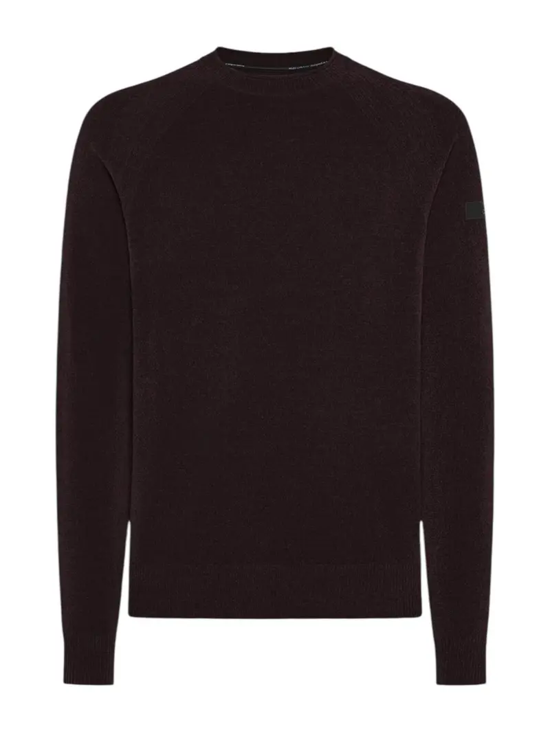 RRD Maglione Uomo VELVET ROUND KNIT W25132 73 73 BORDEAUX