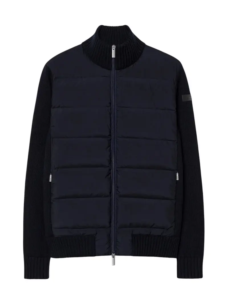 RRD Maglione Uomo wool cash 7 hybrid duck soft knit BLUE BLACK - W26177 60