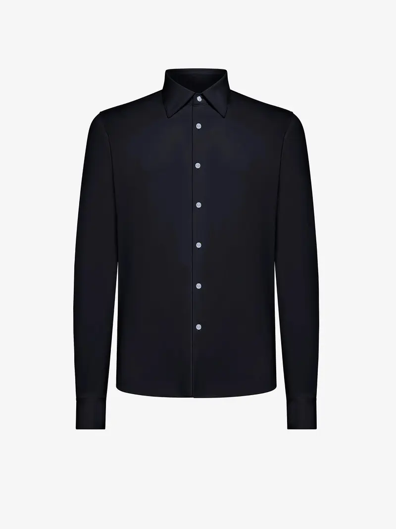 RRD Oxford Shirt Blue Black