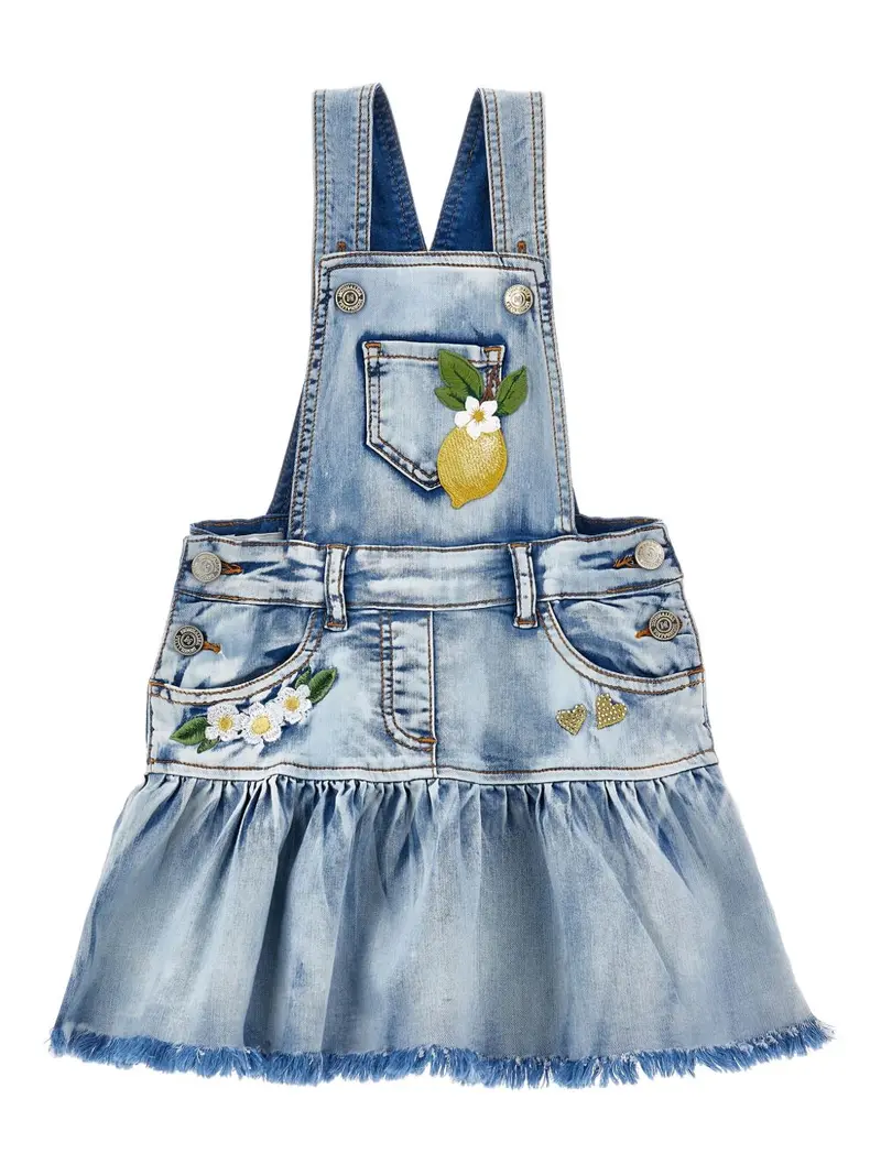 Salopette di jeans per bambina