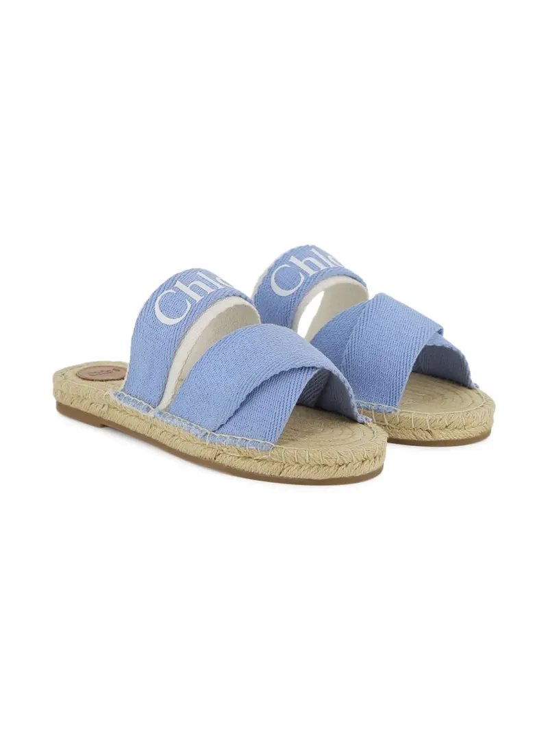 Sandali azzurre per bambina