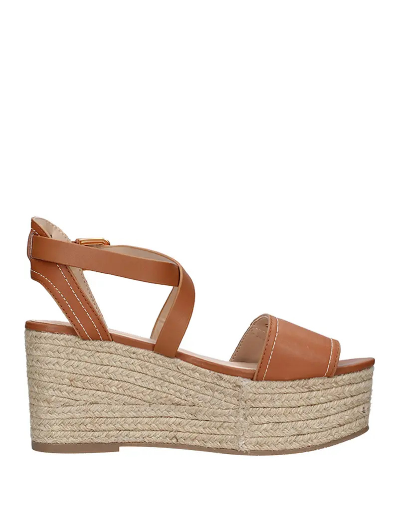 Sandali Zeppa Liu Jo Bali 01 - Cuoio