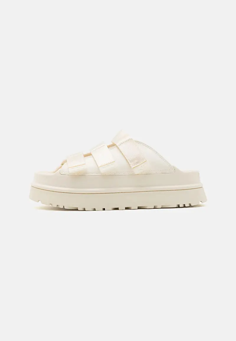Sandalo GoldenGlow Slide beige donna