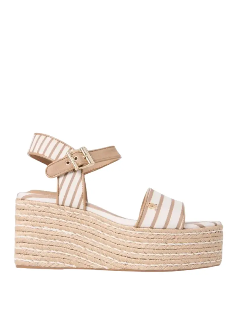 Sandalo Tommy Hilfiger Platform Wedge Breto Soft Cream