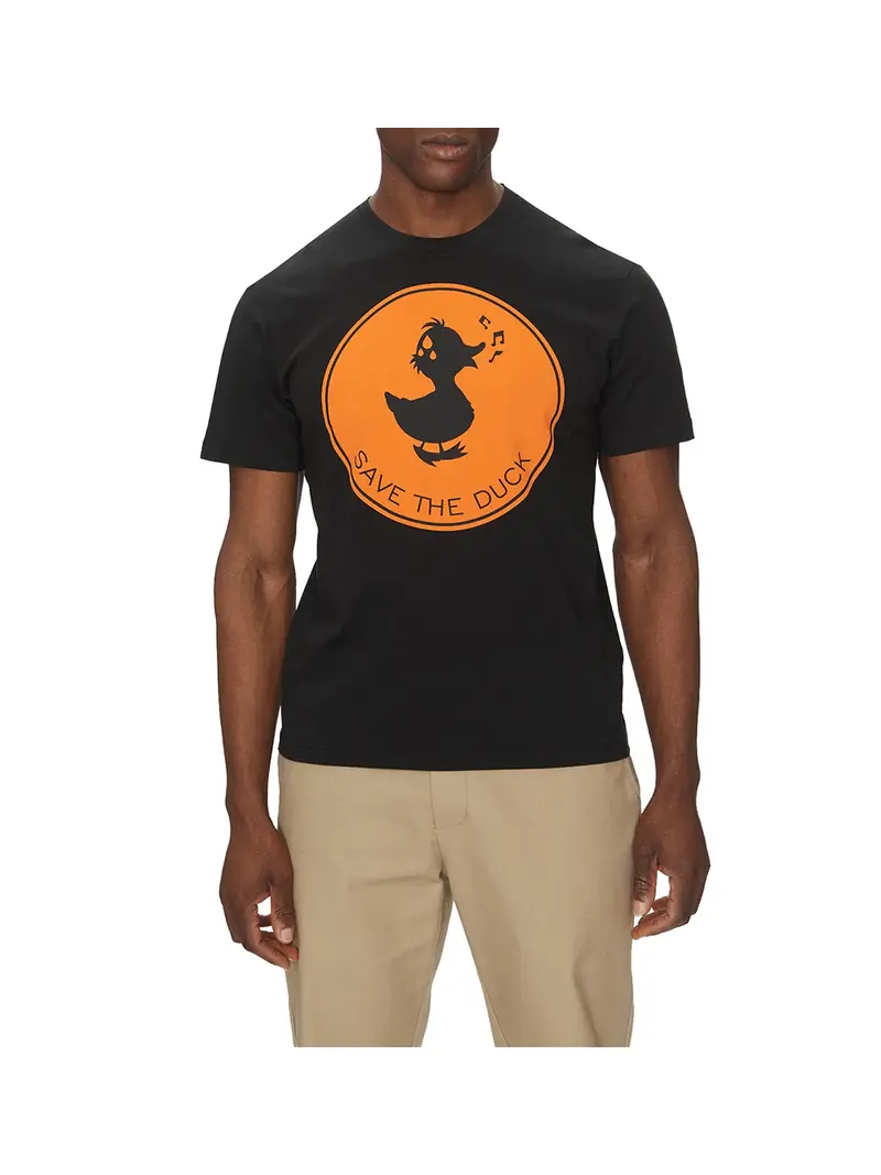 Save The Duck T-Shirt Uomo Nero