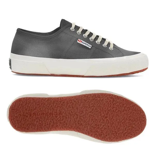 Scarpa con tomaia in cotone washed