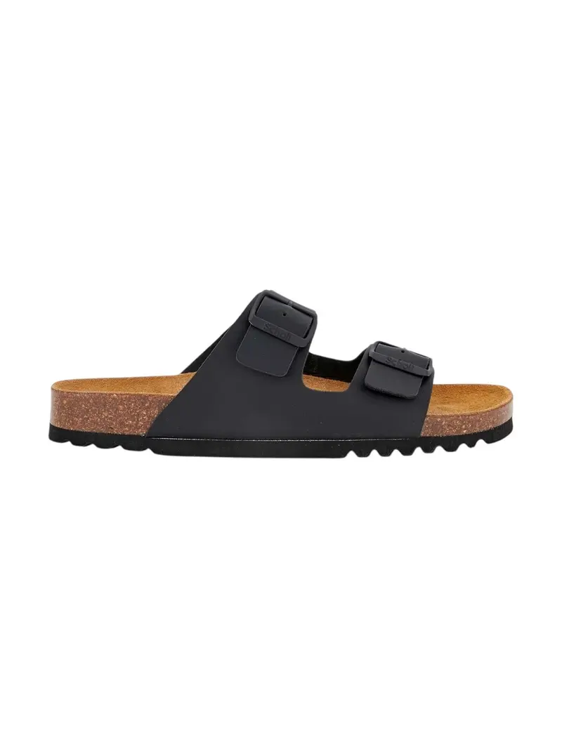 SCHOLL Sandalo Uomo Julien Black Synth Ltr BLACK - F300721004