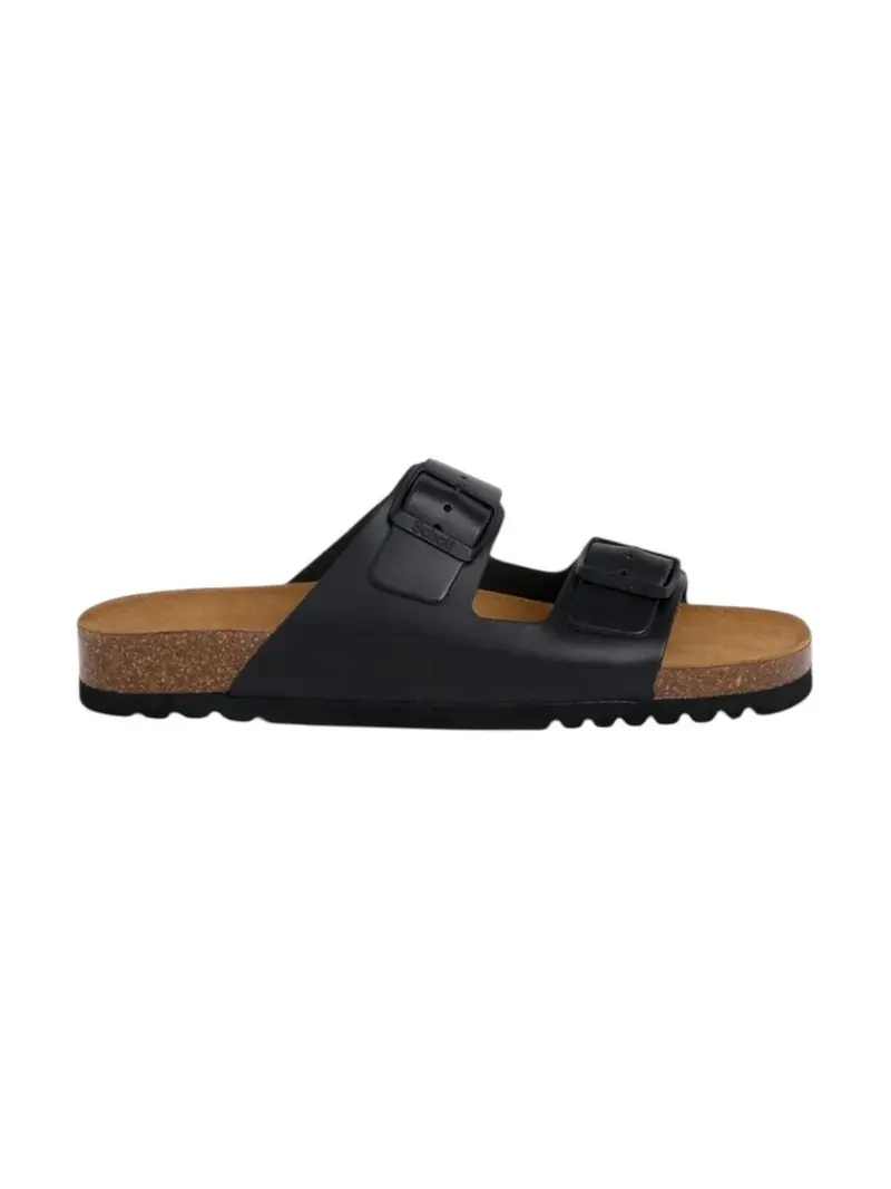 SCHOLL Sandalo Uomo JULIEN NEW BLACK LTR BLACK - F300761004