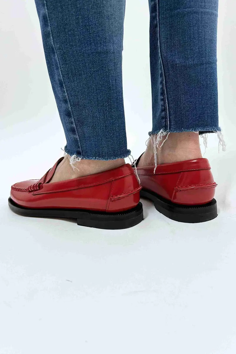 Sebago Classic Dan Rosso donna