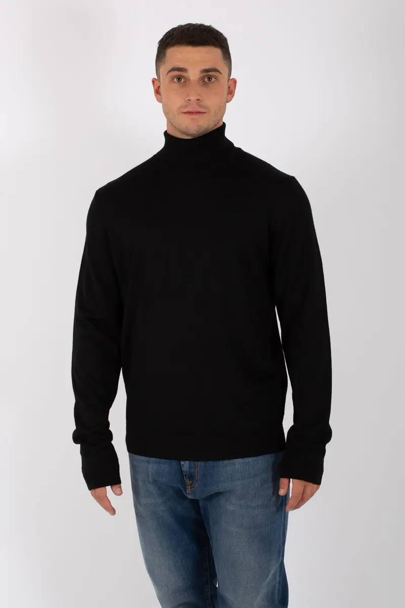 Selected Dolcevita Merino Noos Nero Uomo