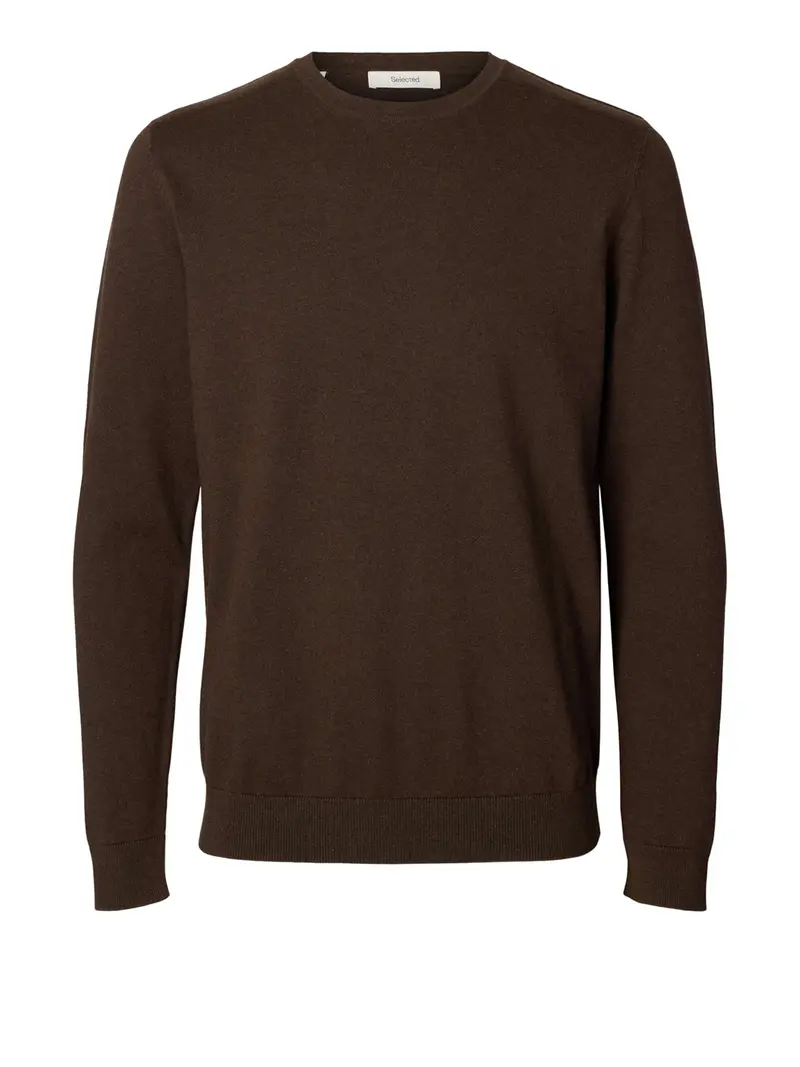 Selected Maglione Slmberg Crew Neck - Marrone