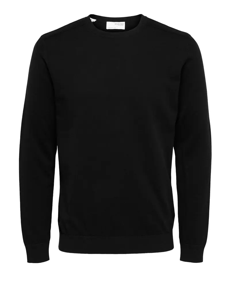 Selected Maglione Slmberg Crew Neck - Nero