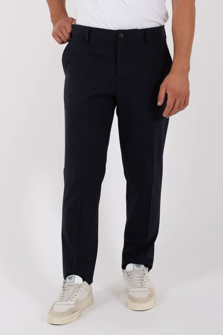Selected Pantalone Slim Flex Noos Blu Uomo