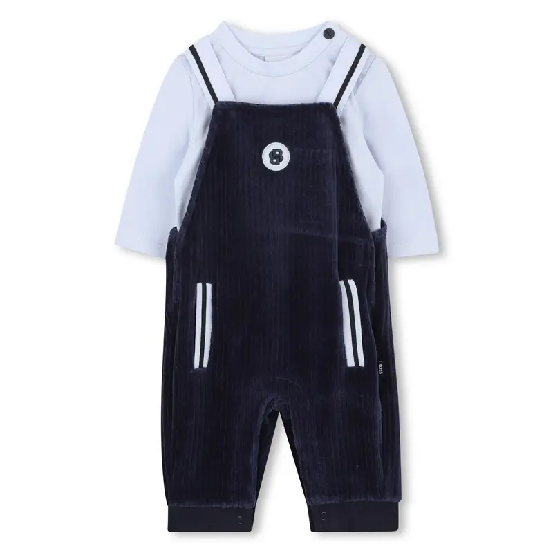 Set salopette e maglia