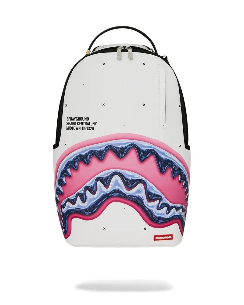 Shark central liquid chrome  backpack