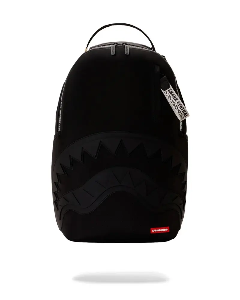 Shark central printed zip backpack