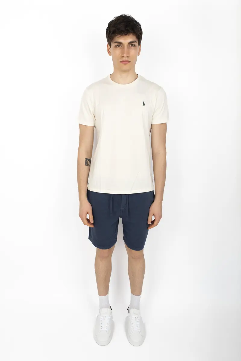 Short navy in spugna spa