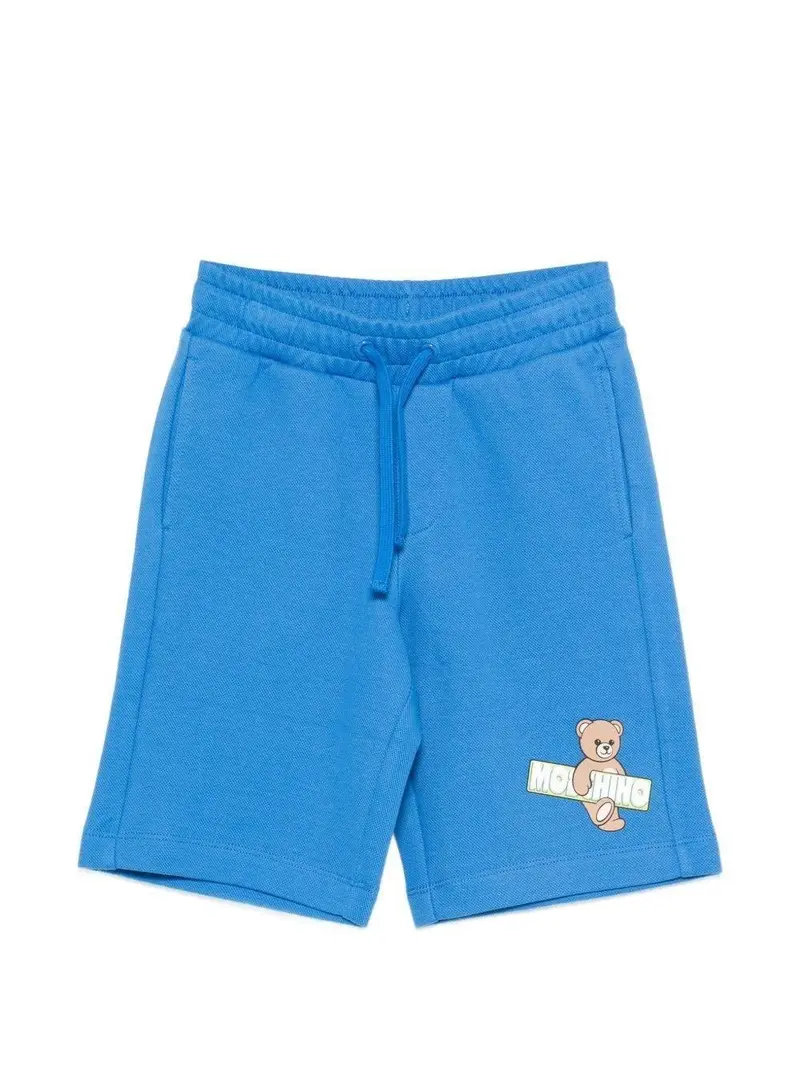 Shorts con logo sul davanti