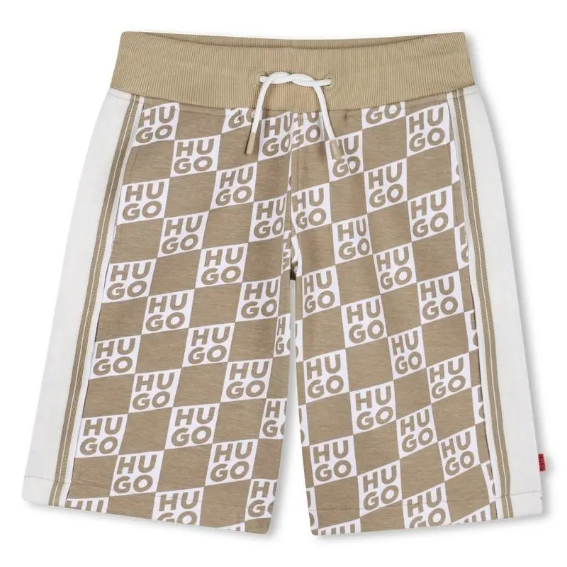 Shorts da jogging con monogramma