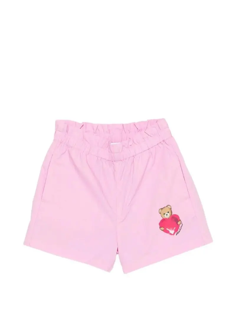 Shorts per neonata con stampa Teddy Bear