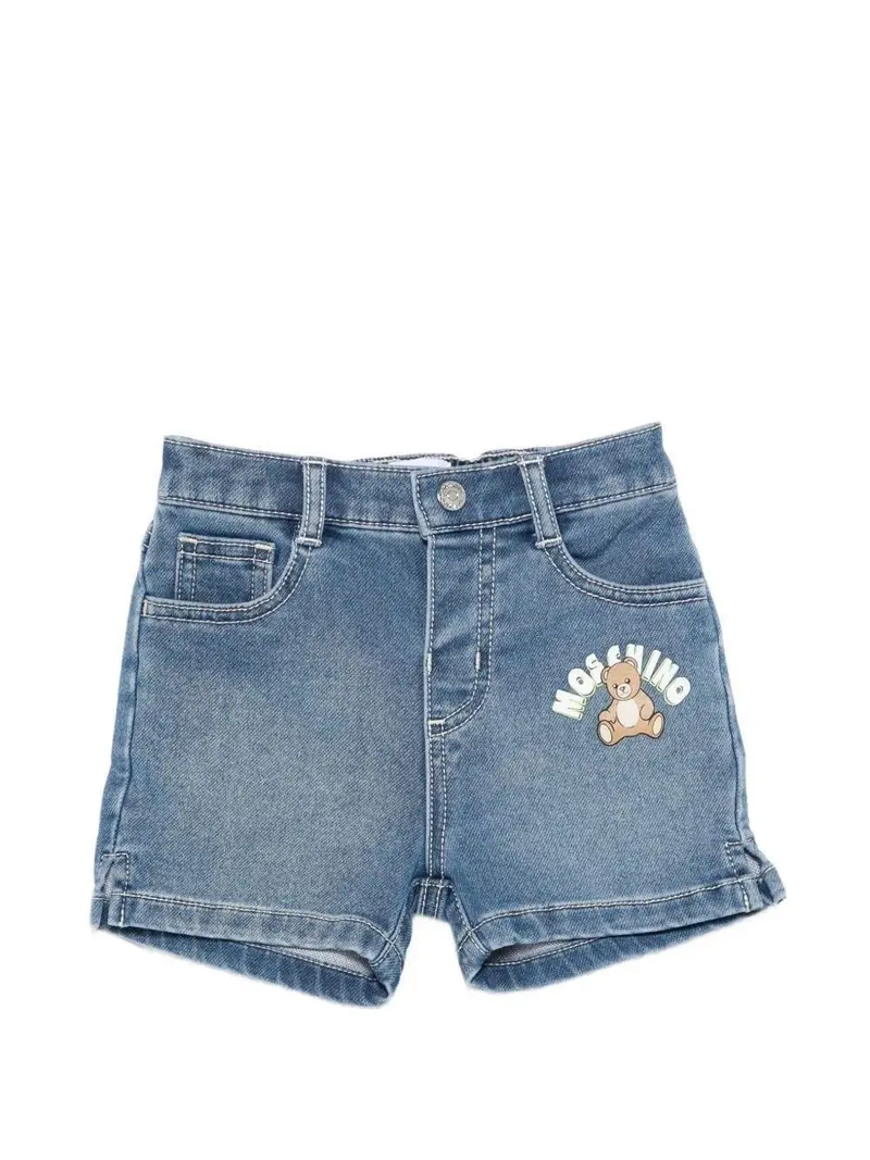 Shorts per neonato  con applicazione orso