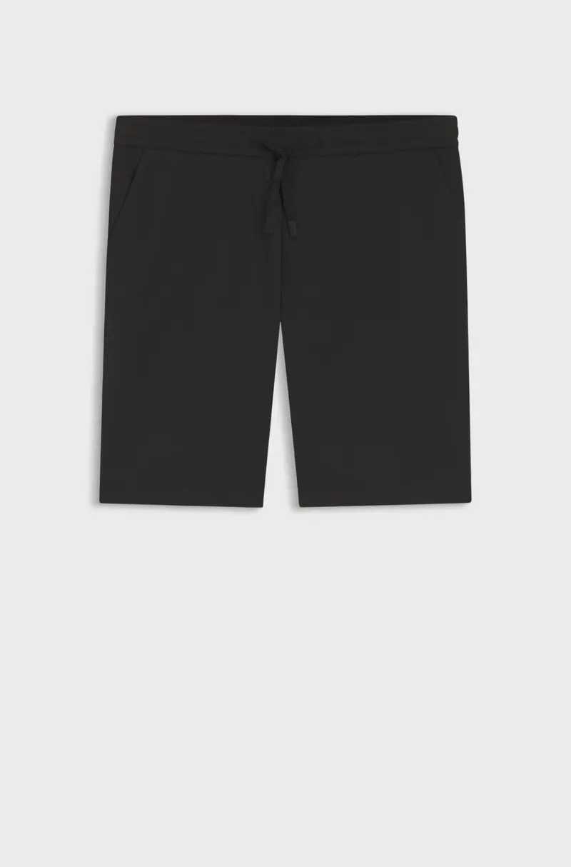 Shorts regular fit idrorepellenti in twill ad asciugatura rapida