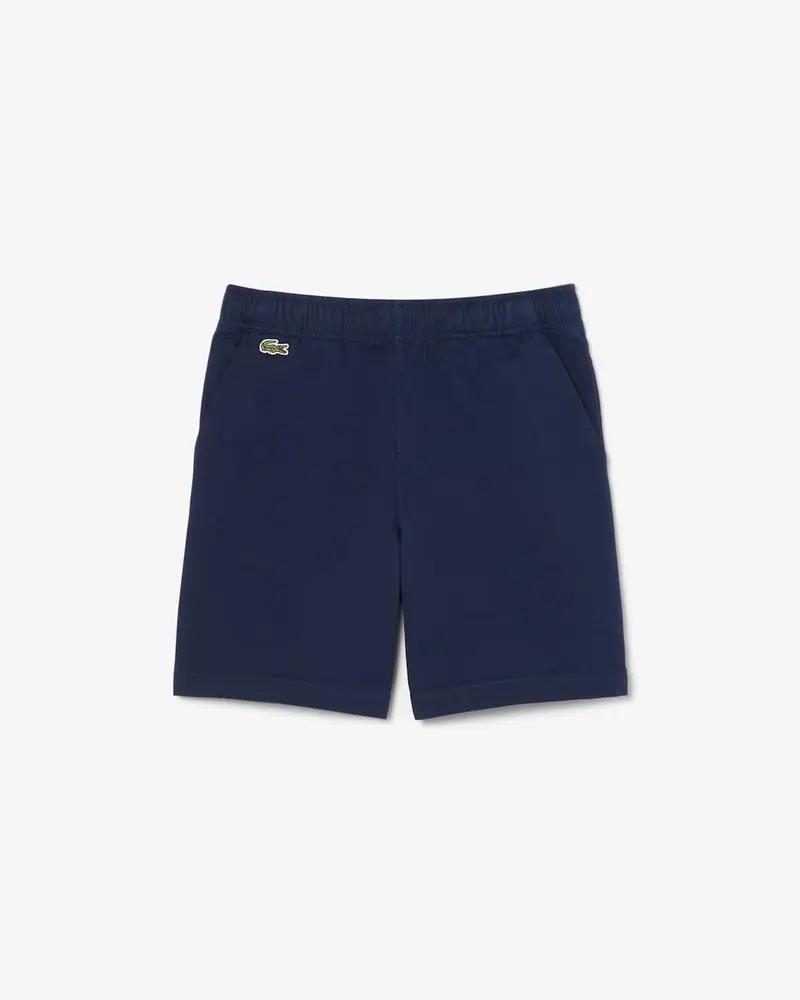 Shorts sportivi in taffetà a rombi