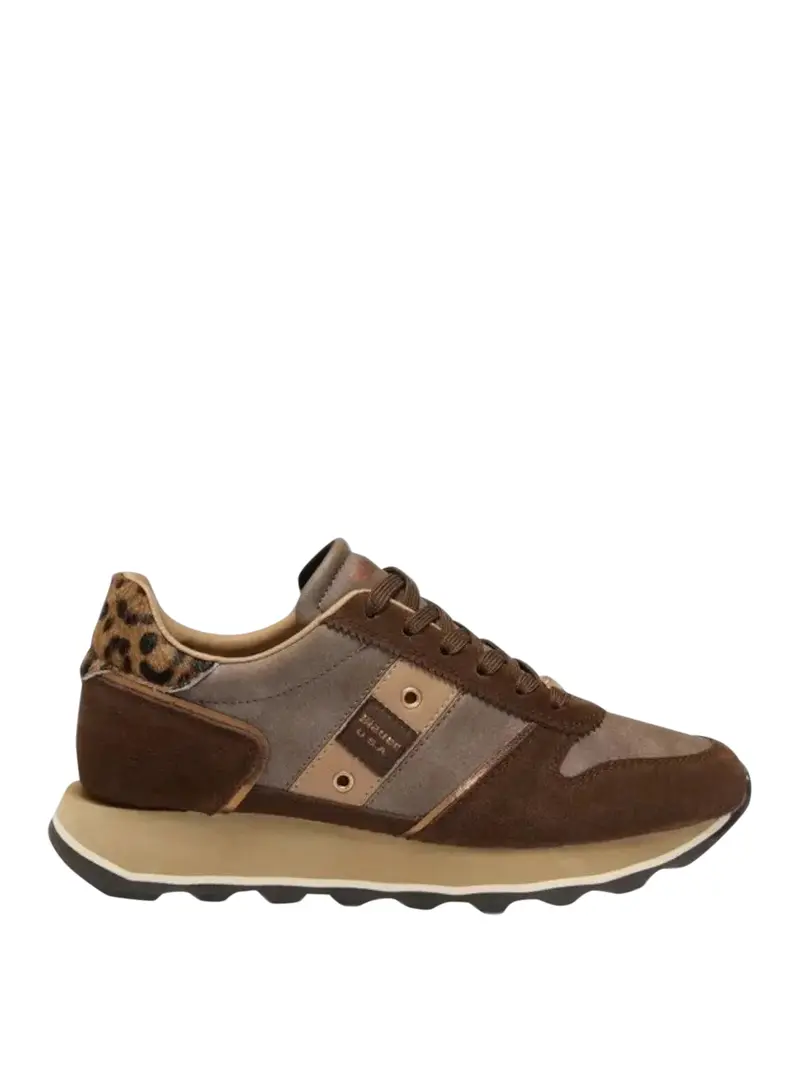 Sneaker Blauer- Mills01- Marrone