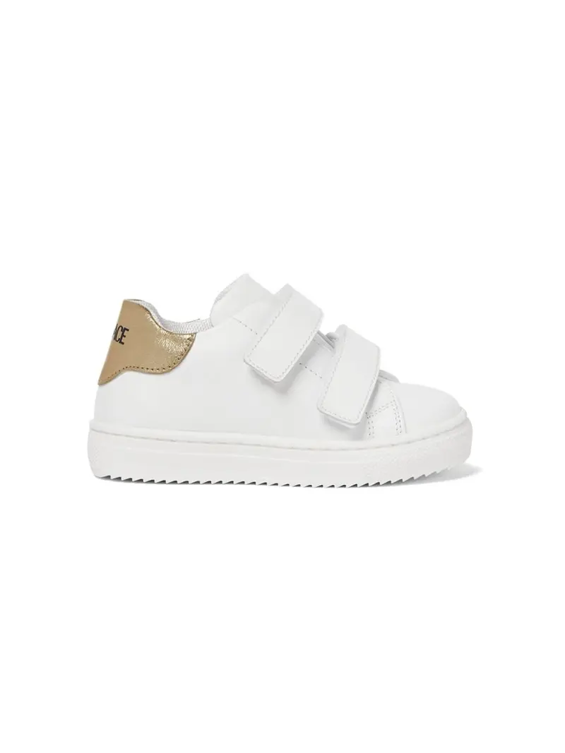 Sneaker per bambino in pelle bianca