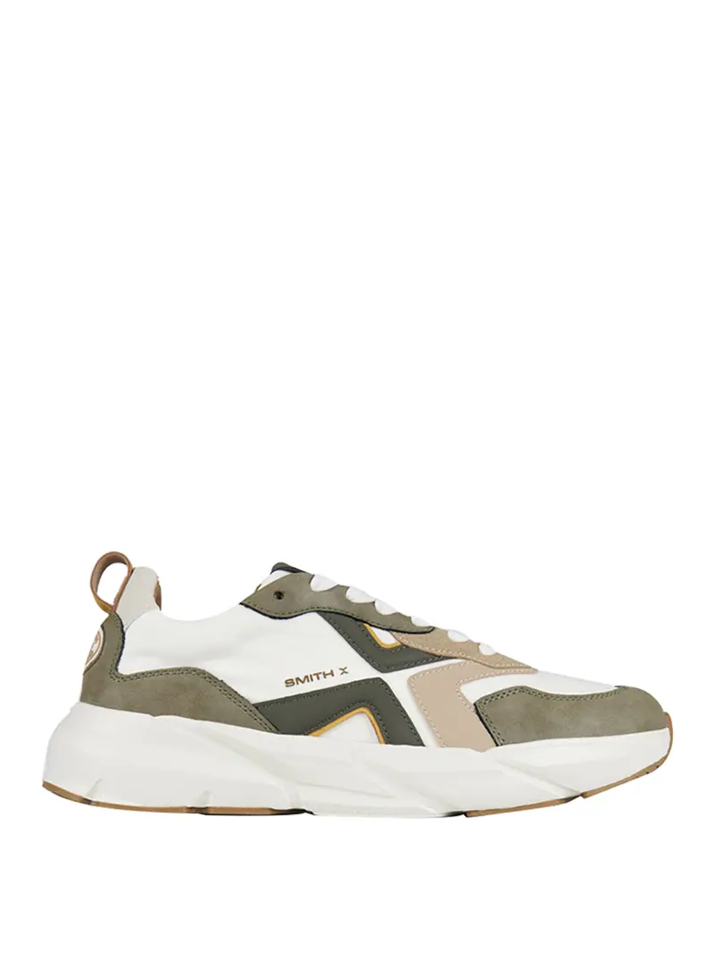 Sneakers Alexander Smith Horizon - Bianco/Verde Militare