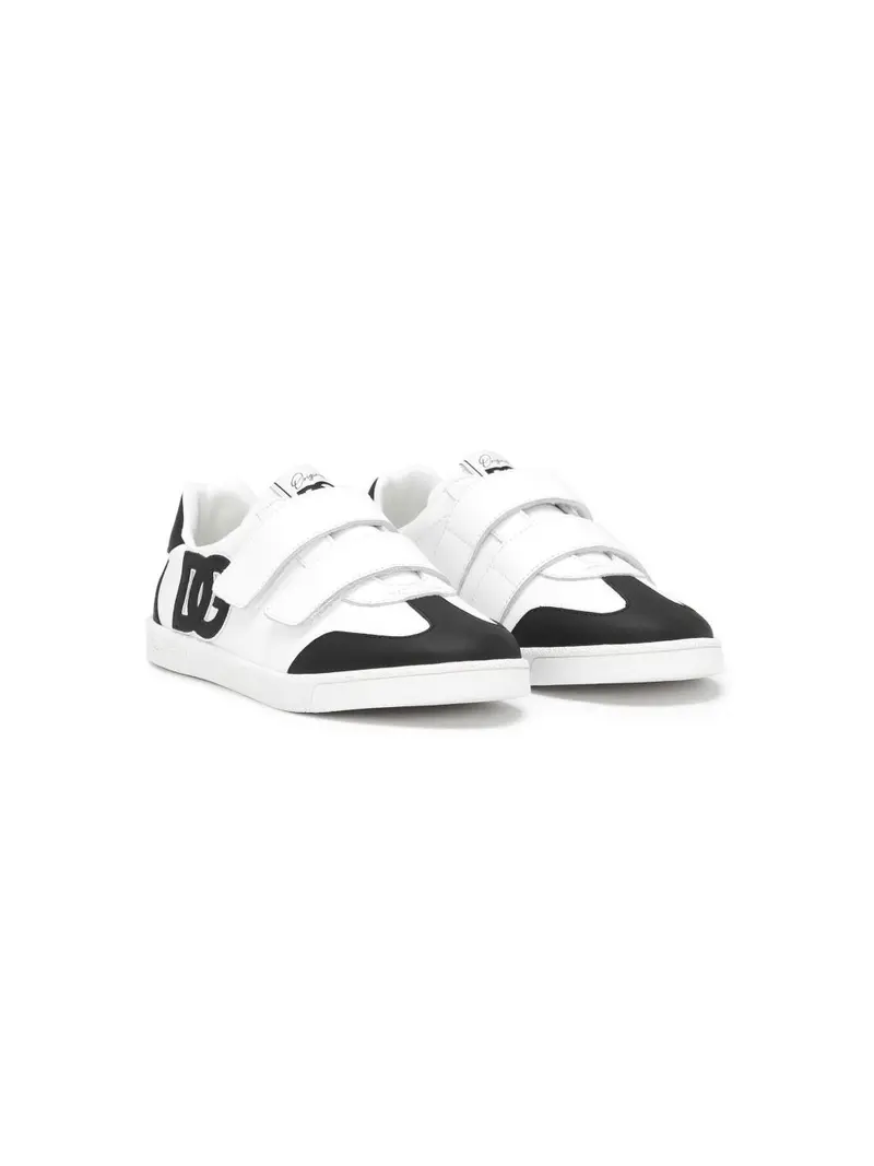 Sneakers bianca/nera per bambino