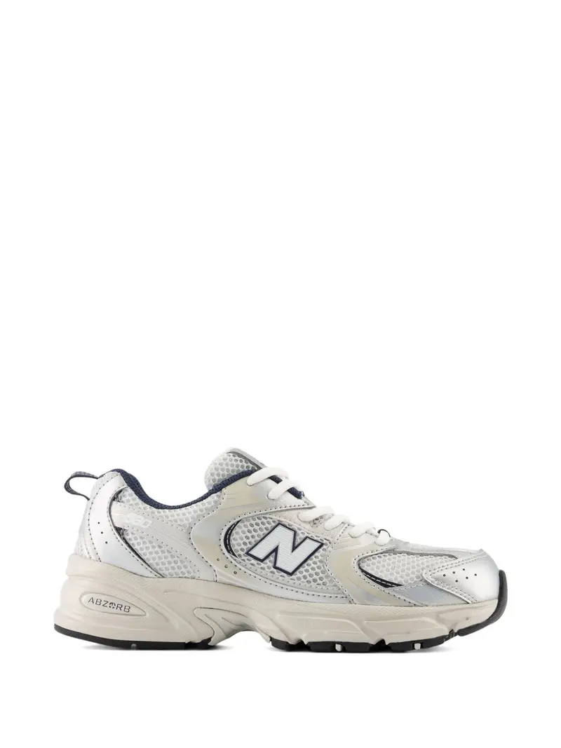 Sneakers bianche/beige/blu per bambino